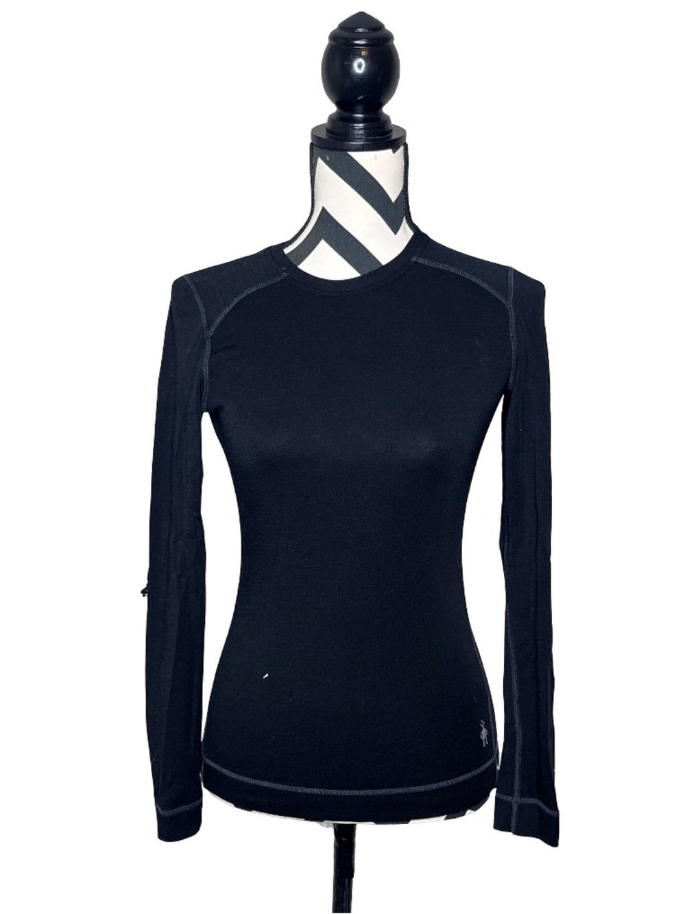 Smartwool 250 Merino Wool Base Layer Long-Sleeve Top Sz XS **Holes**
